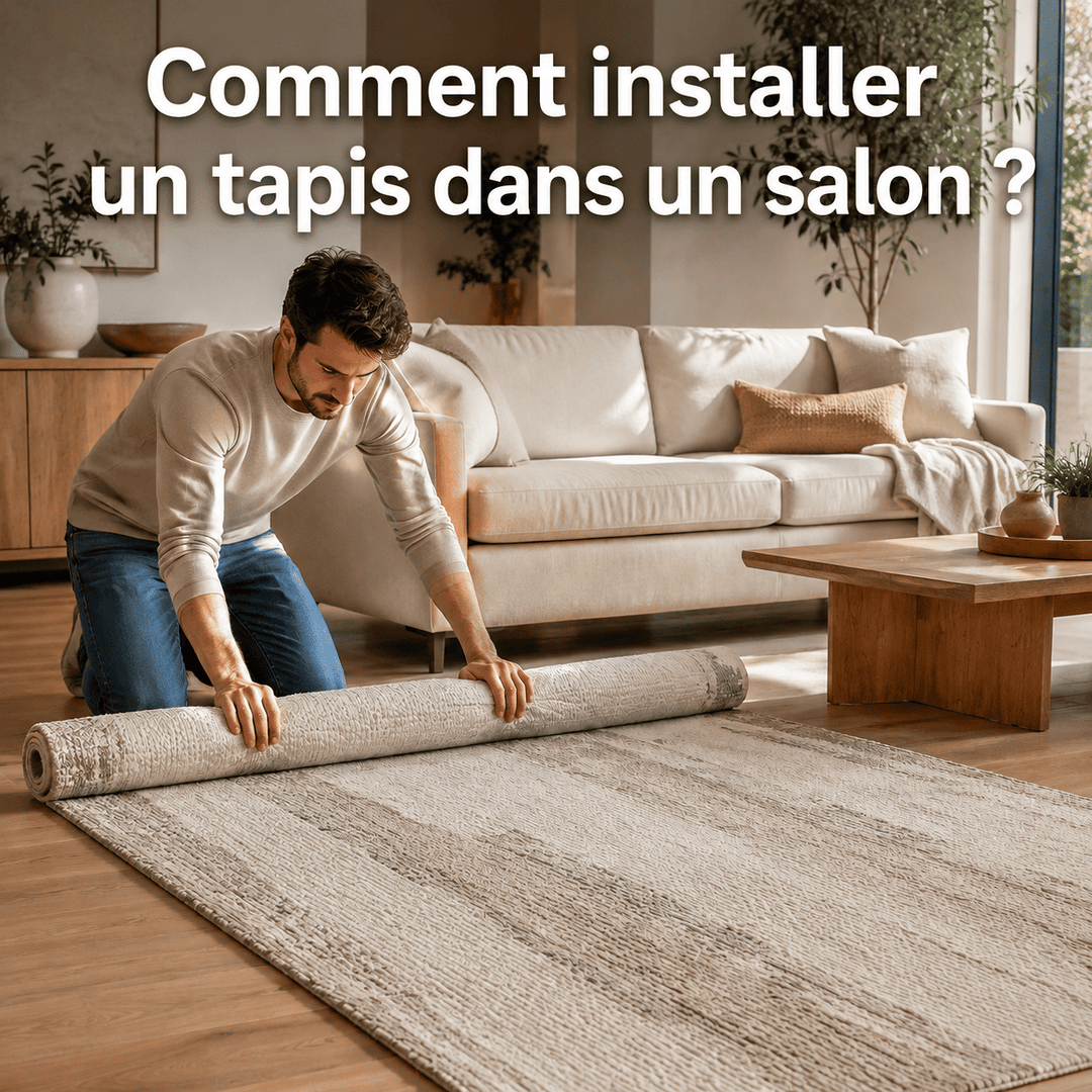 Comment installer un tapis dans un salon ?