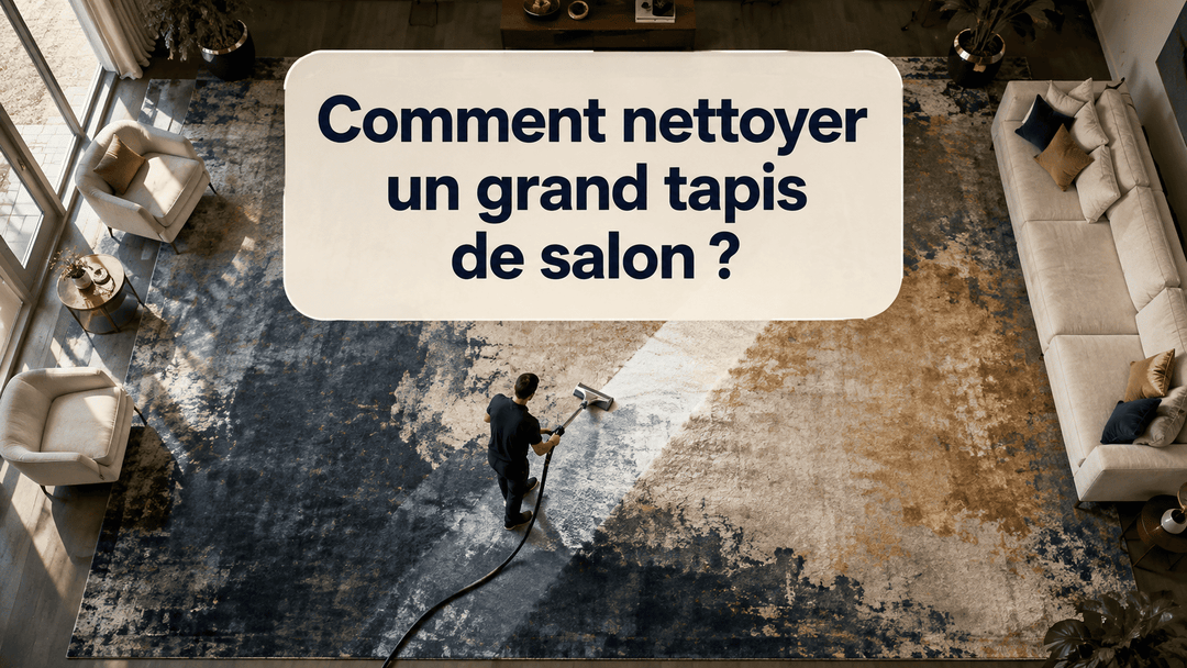 Comment nettoyer un grand tapis de salon ?