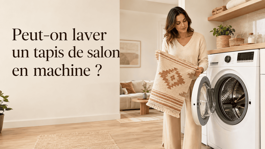 Peut on laver un tapis de salon en machine ?