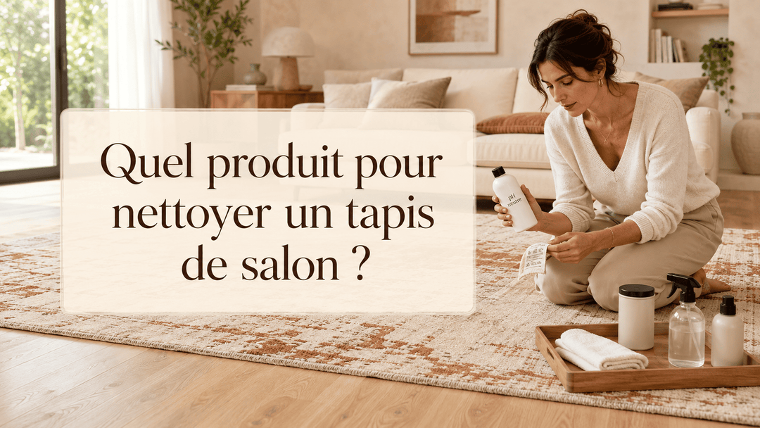 Quel produit pour nettoyer un tapis de salon ?