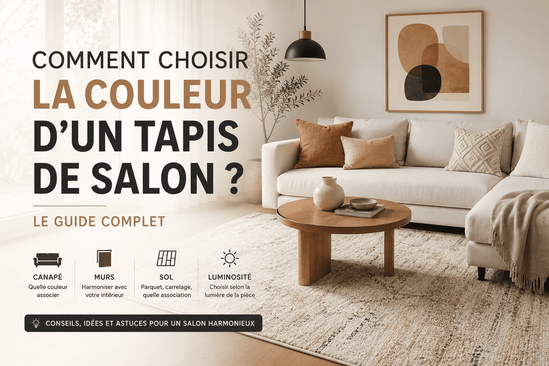 Comment choisir la couleur d'un tapis de salon