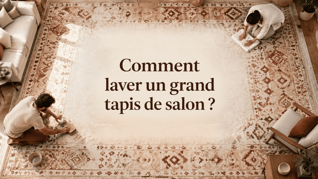 Comment laver un grand tapis de salon