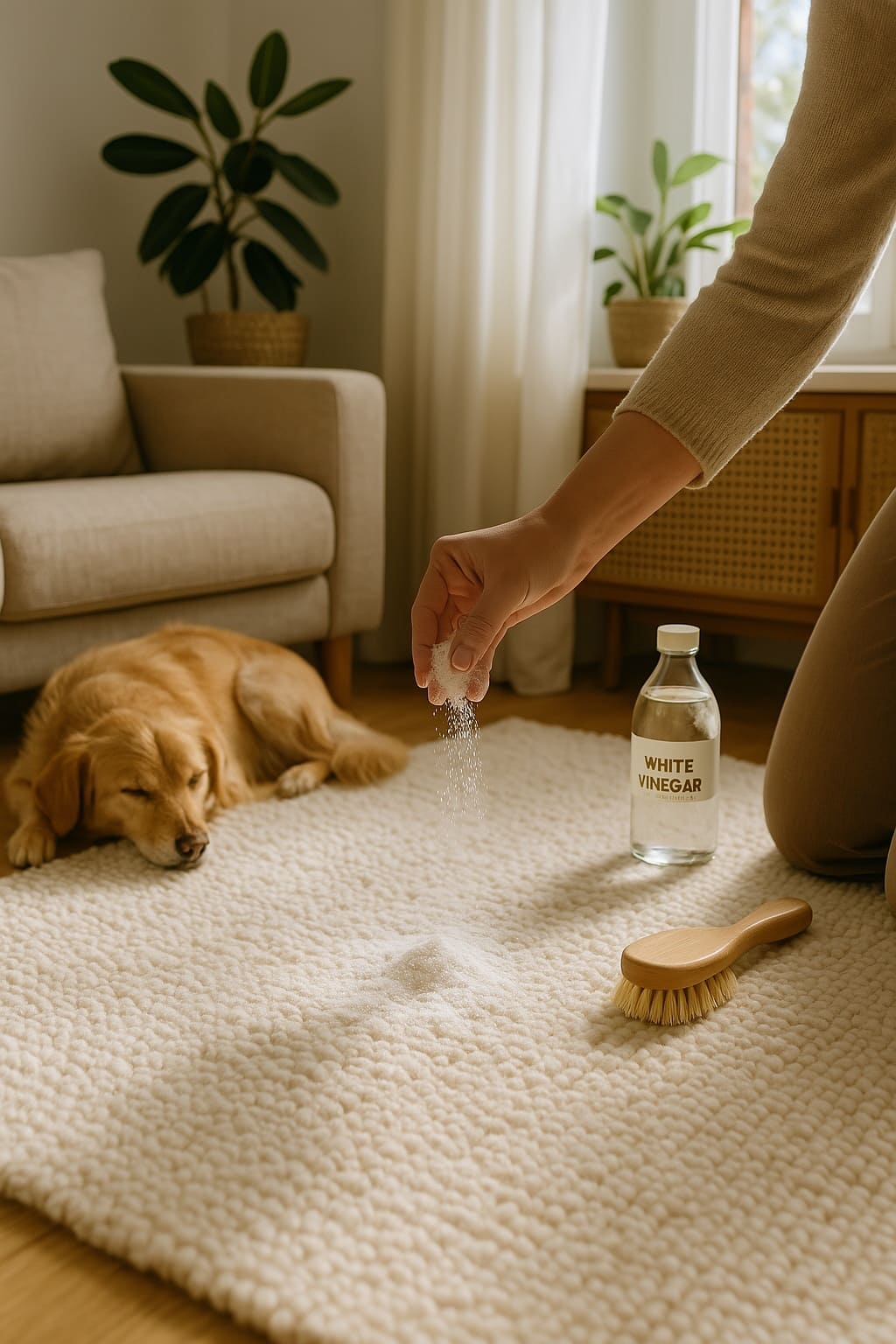 Comment nettoyer un tapis avec du bicarbonate de soude ?