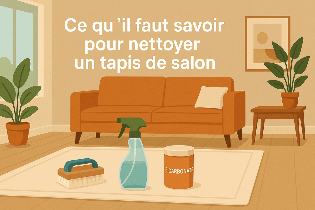 Comment nettoyer un tapis de salon