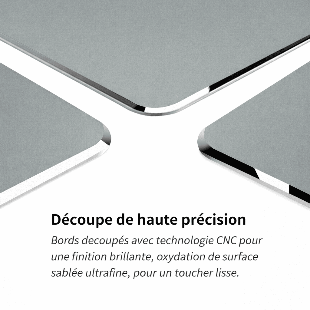 Tapis de souris aluminium