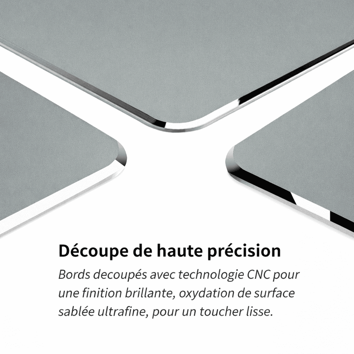 Tapis de souris aluminium
