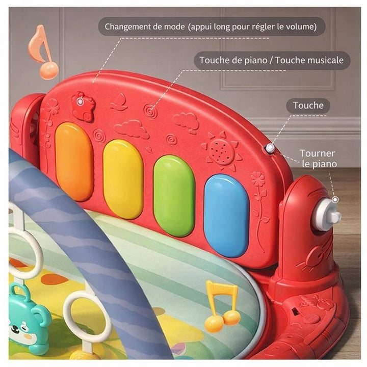 Tapis d'éveil sensoriel