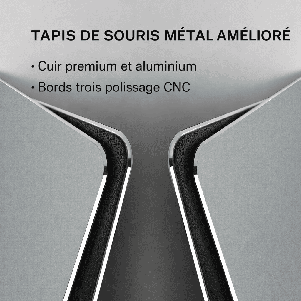 Tapis de souris aluminium