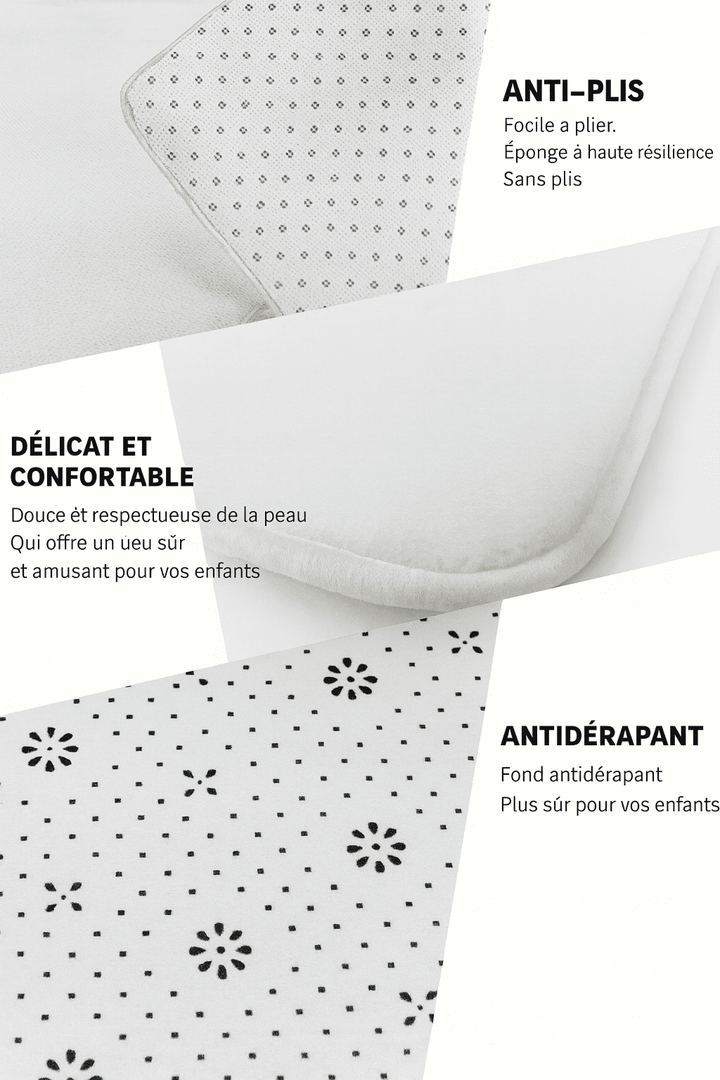Tapis salon vert d'eau