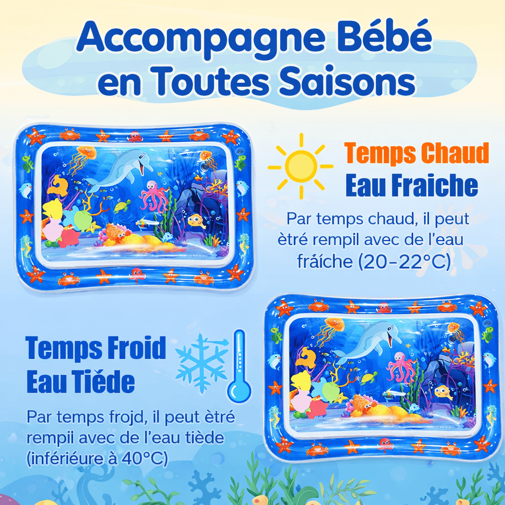 Tapis d'éveil eau