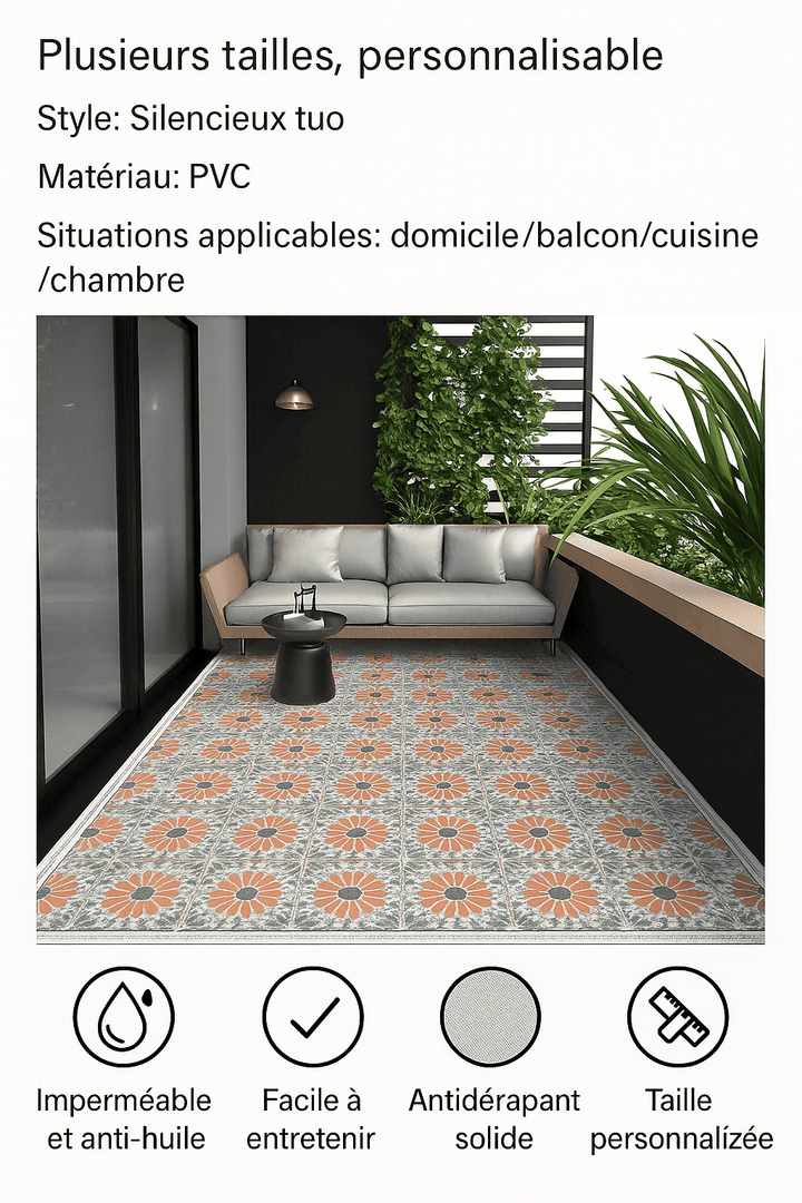 Tapis exterieur lavable