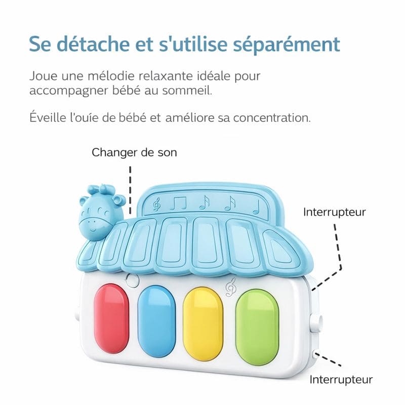 Tapis d'éveil avec arche
