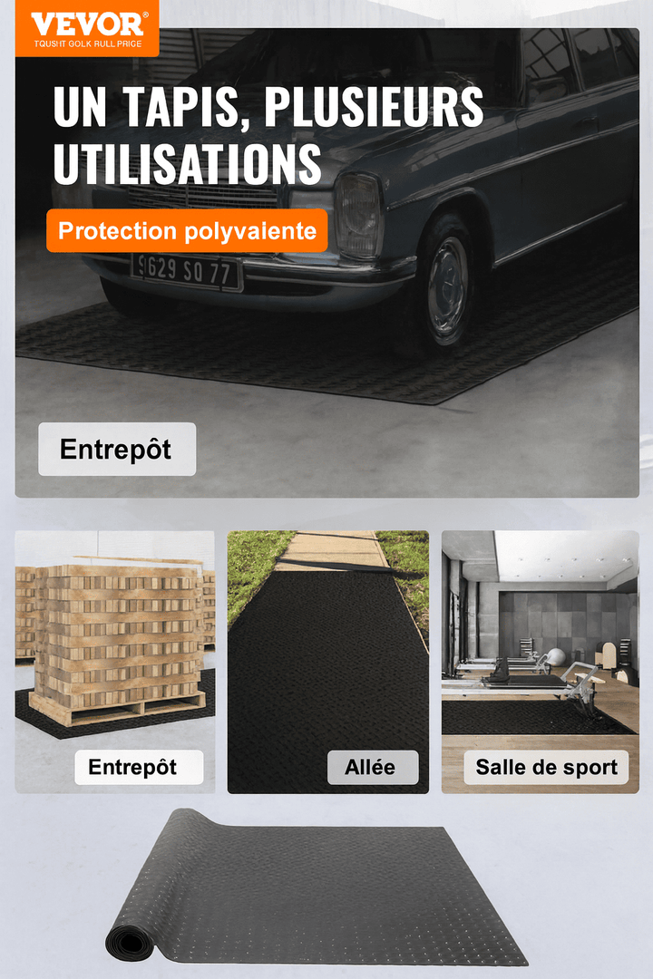 Tapis exterieur caoutchouc antiderapant