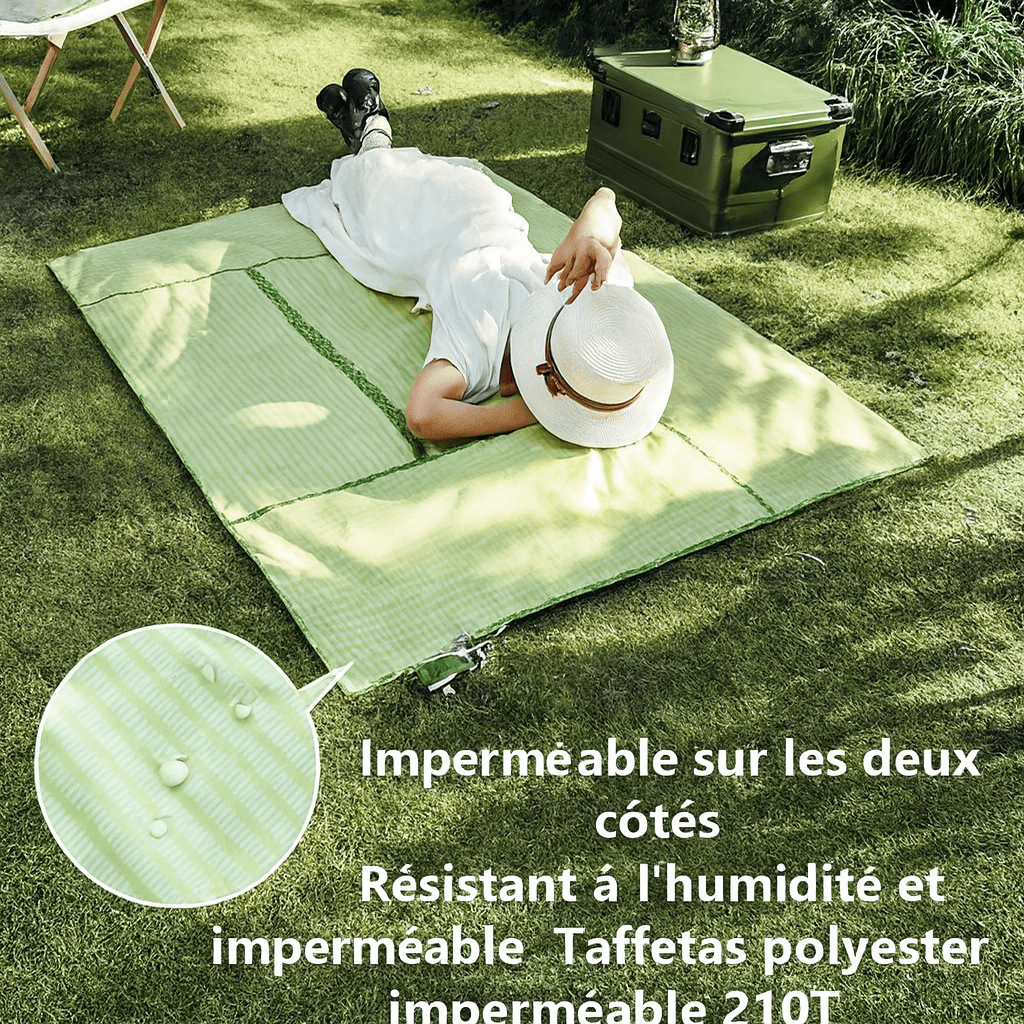 Tapis exterieur vert
