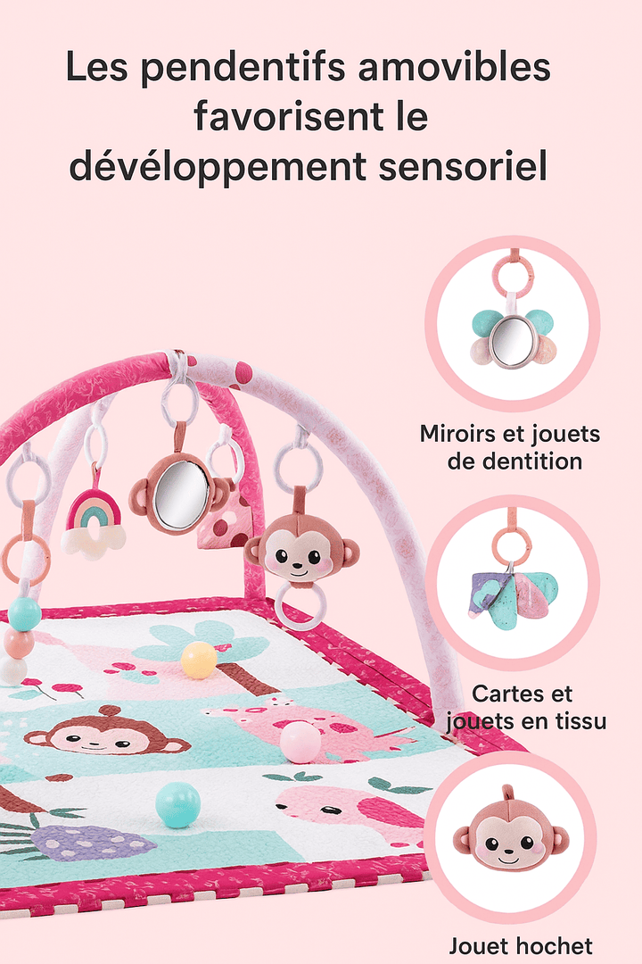 Tapis d'éveil bébé fille