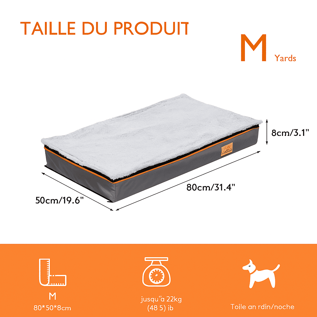 Tapis pour chien orthopedique