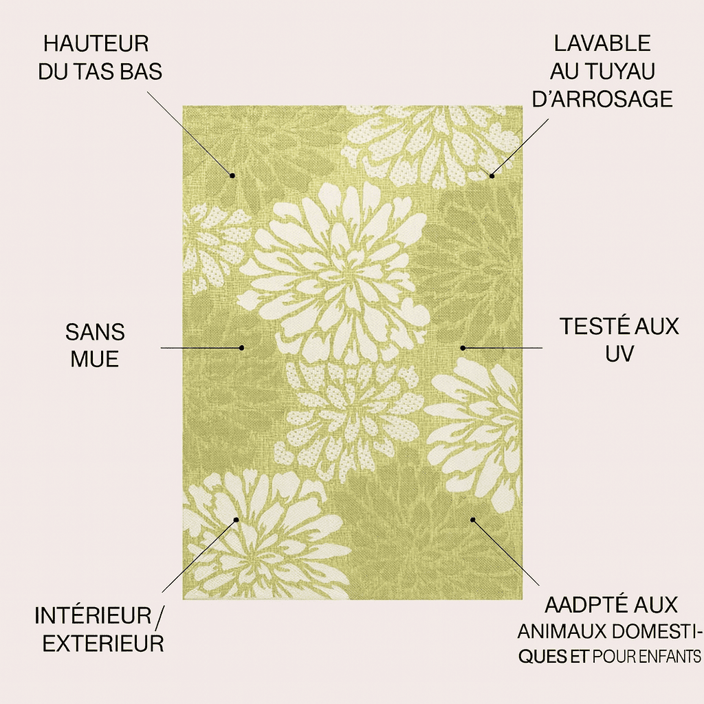 Tapis exterieur carré