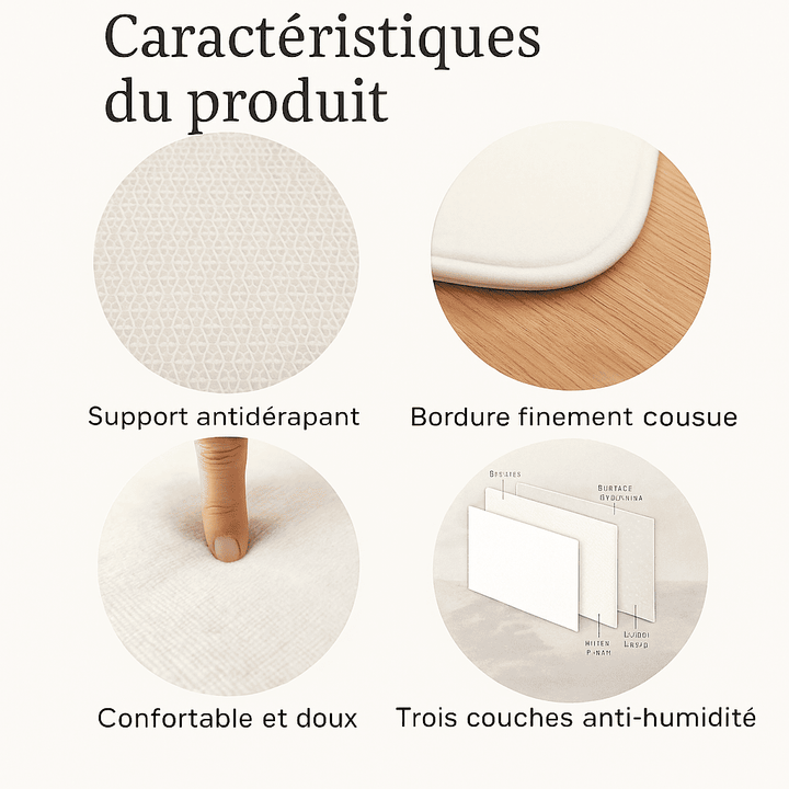 Tapis salon facile entretien