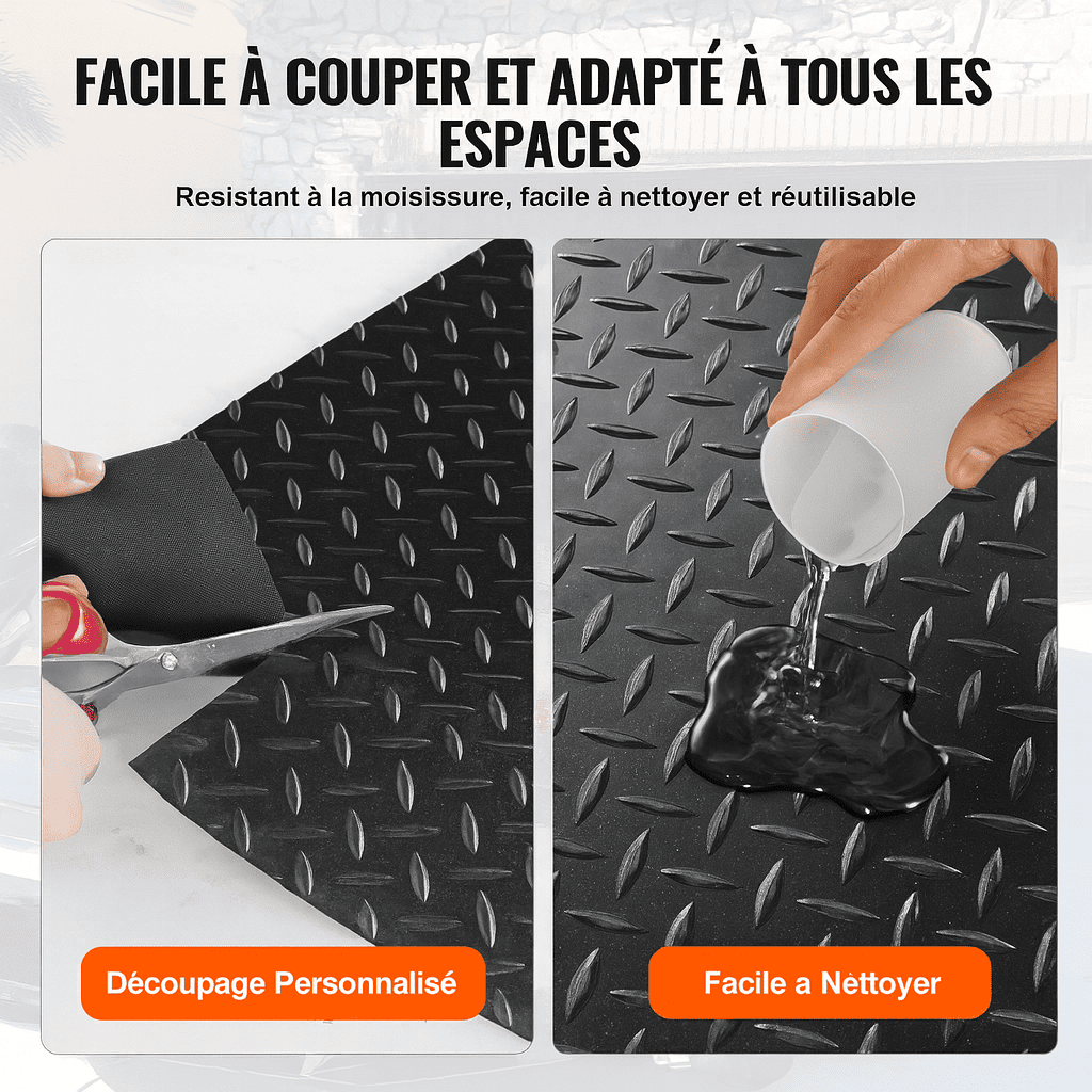 Tapis exterieur caoutchouc antiderapant