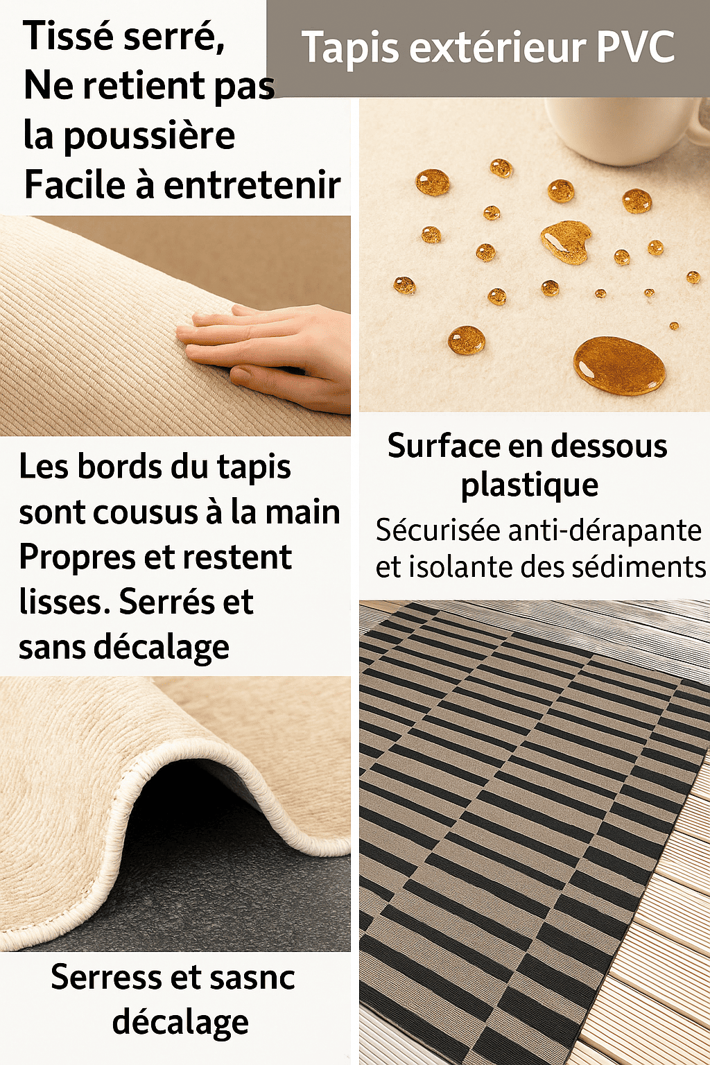Tapis exterieur pvc