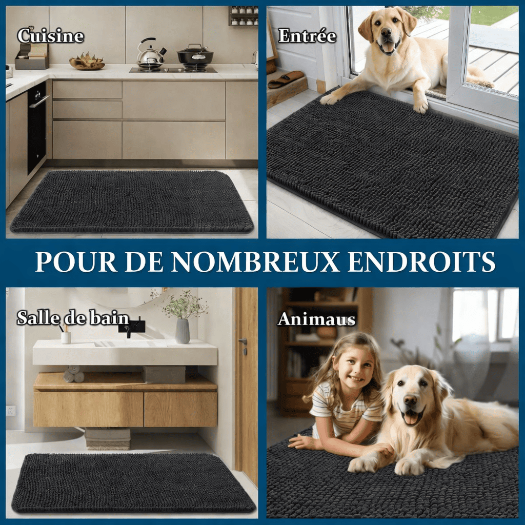 Tapis pour chien patte
