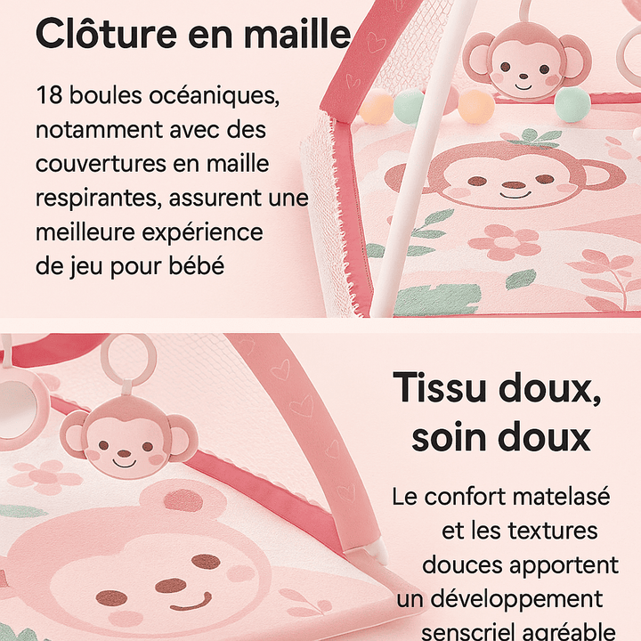 Tapis d'éveil bébé fille