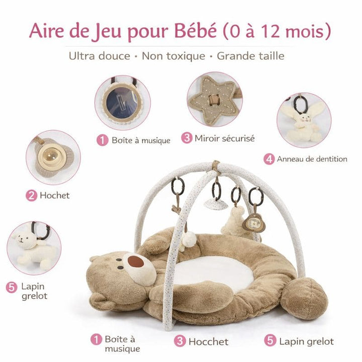 Tapis d'éveil ourson