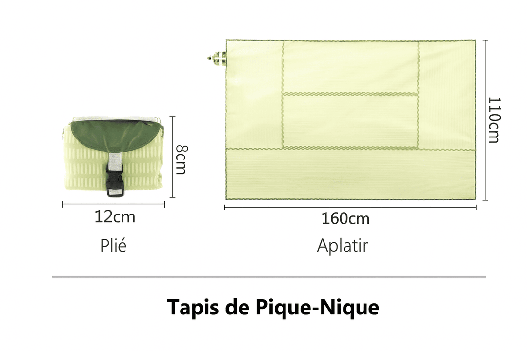 Tapis exterieur vert