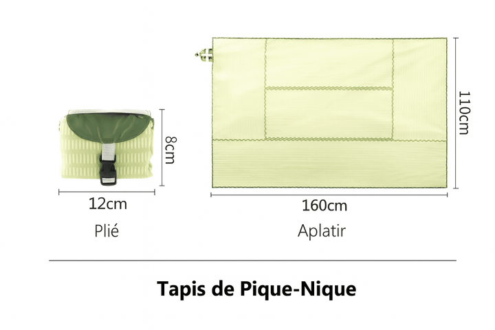 Tapis exterieur vert