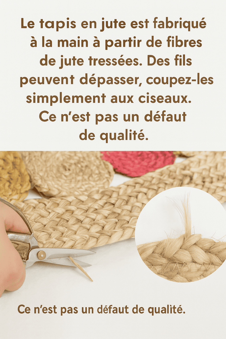 Tapis salon naturel