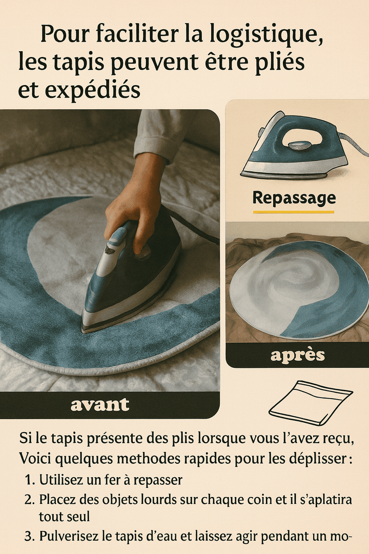 Tapis salon vert d'eau