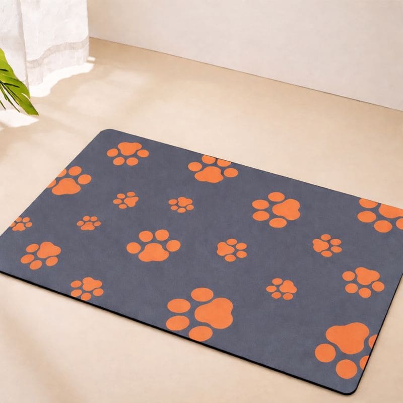 Tapis absorbant pour gamelle chien