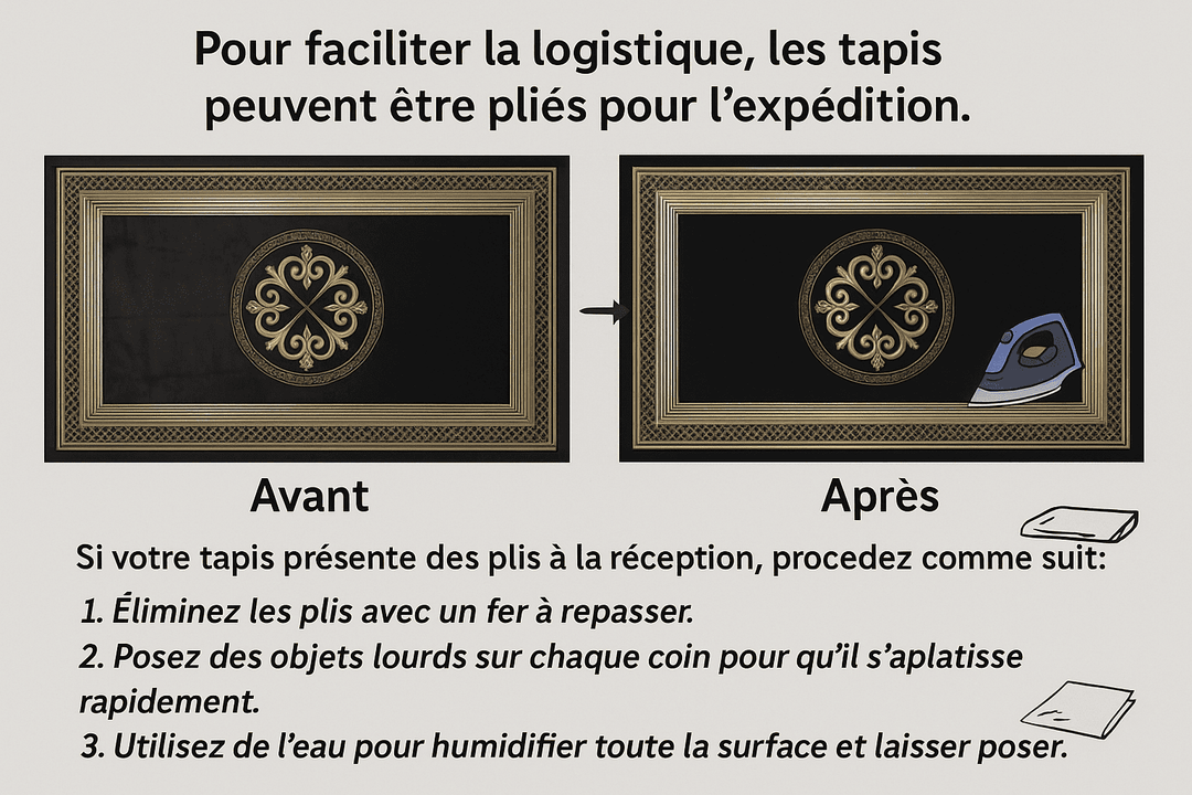 Tapis salon design luxe