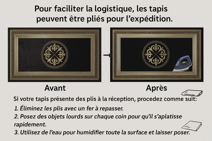 Tapis salon design luxe