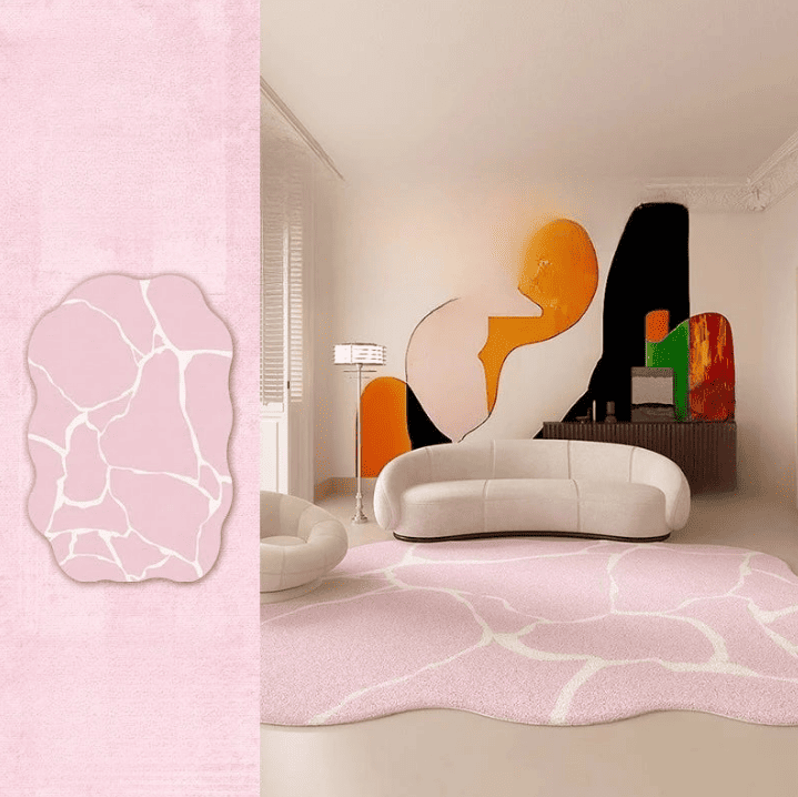 Tapis salon forme originale