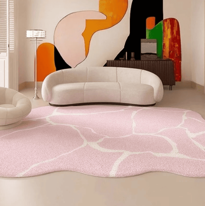 Tapis salon forme originale
