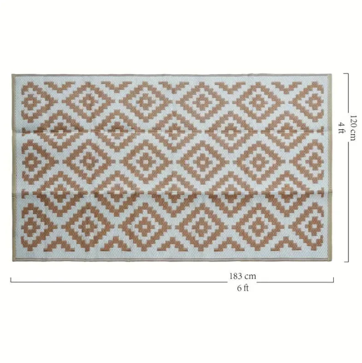 Tapis exterieur beige