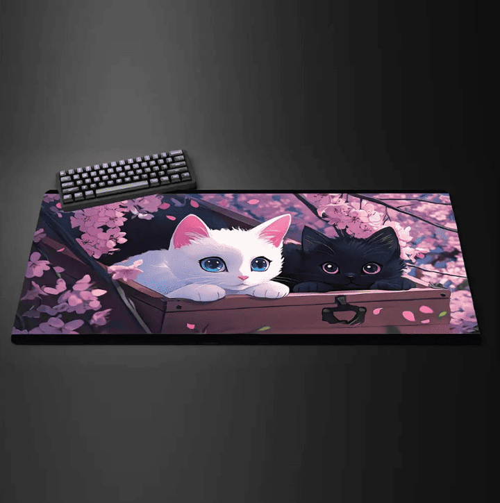 tapis souris chat xxl surface fluide souris
