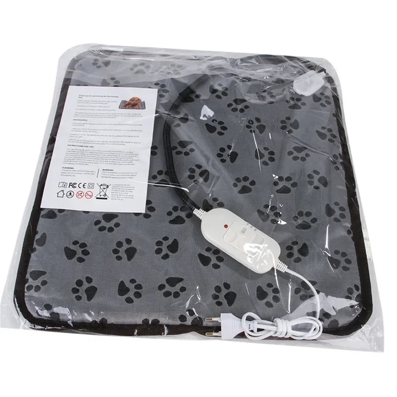 Tapis pour chien chauffant