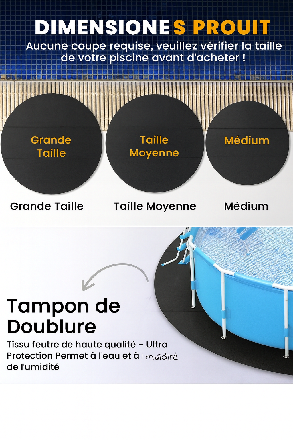 Tapis exterieur piscine