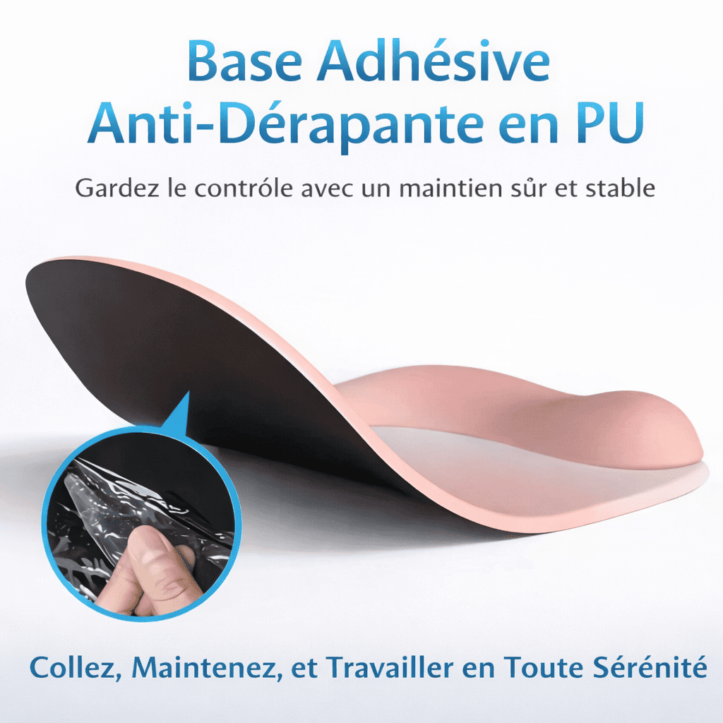Base antidérapante du tapis de souris repose poignet