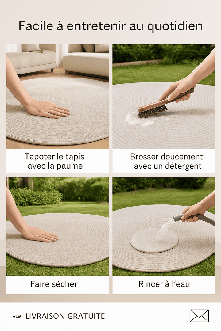 Tapis salon rectangulaire