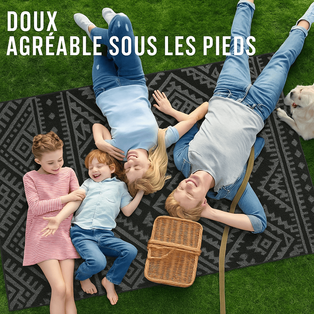 Tapis exterieur noir