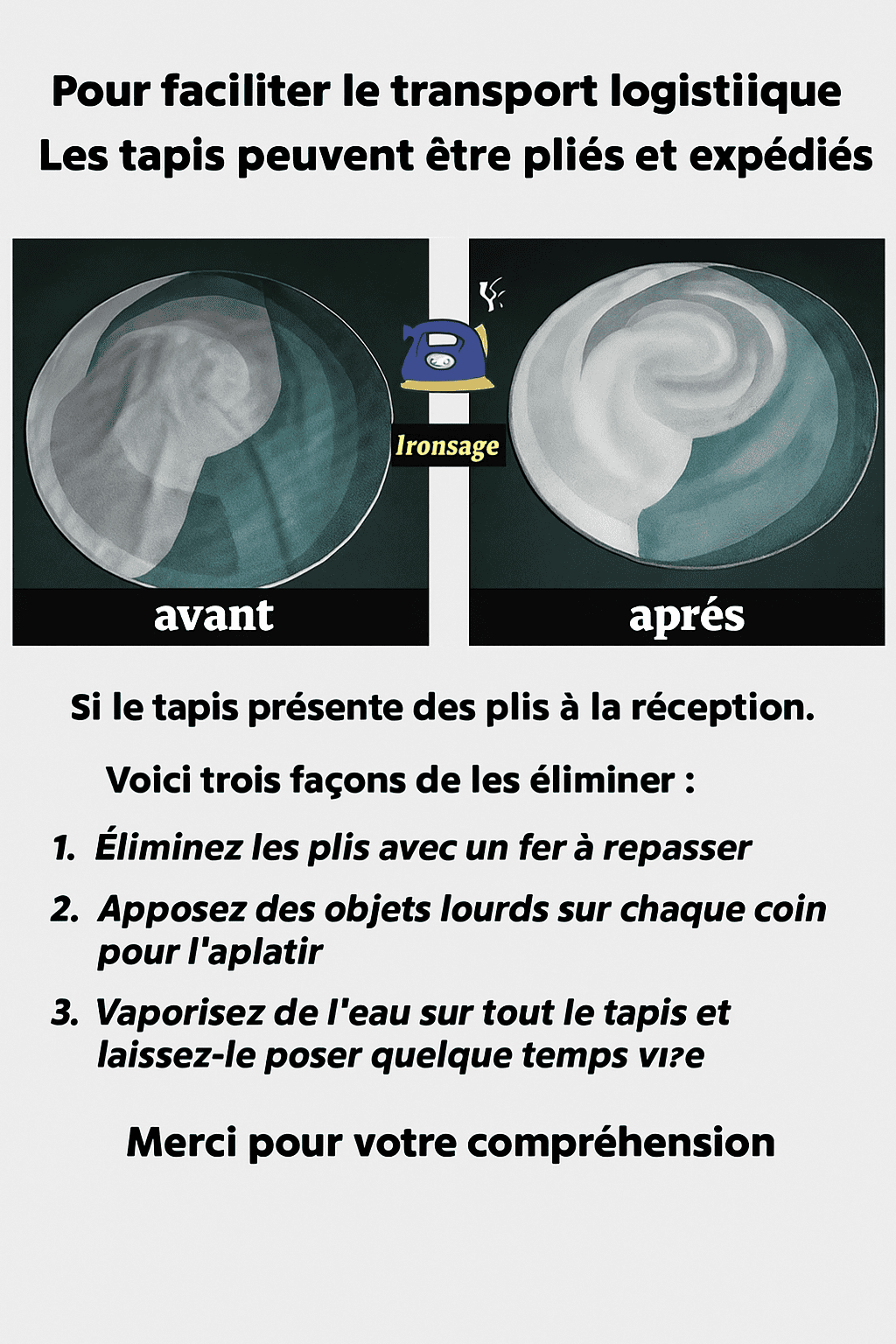 Tapis salon vert
