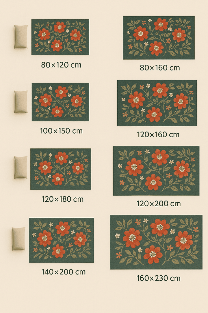 Tapis salon crème