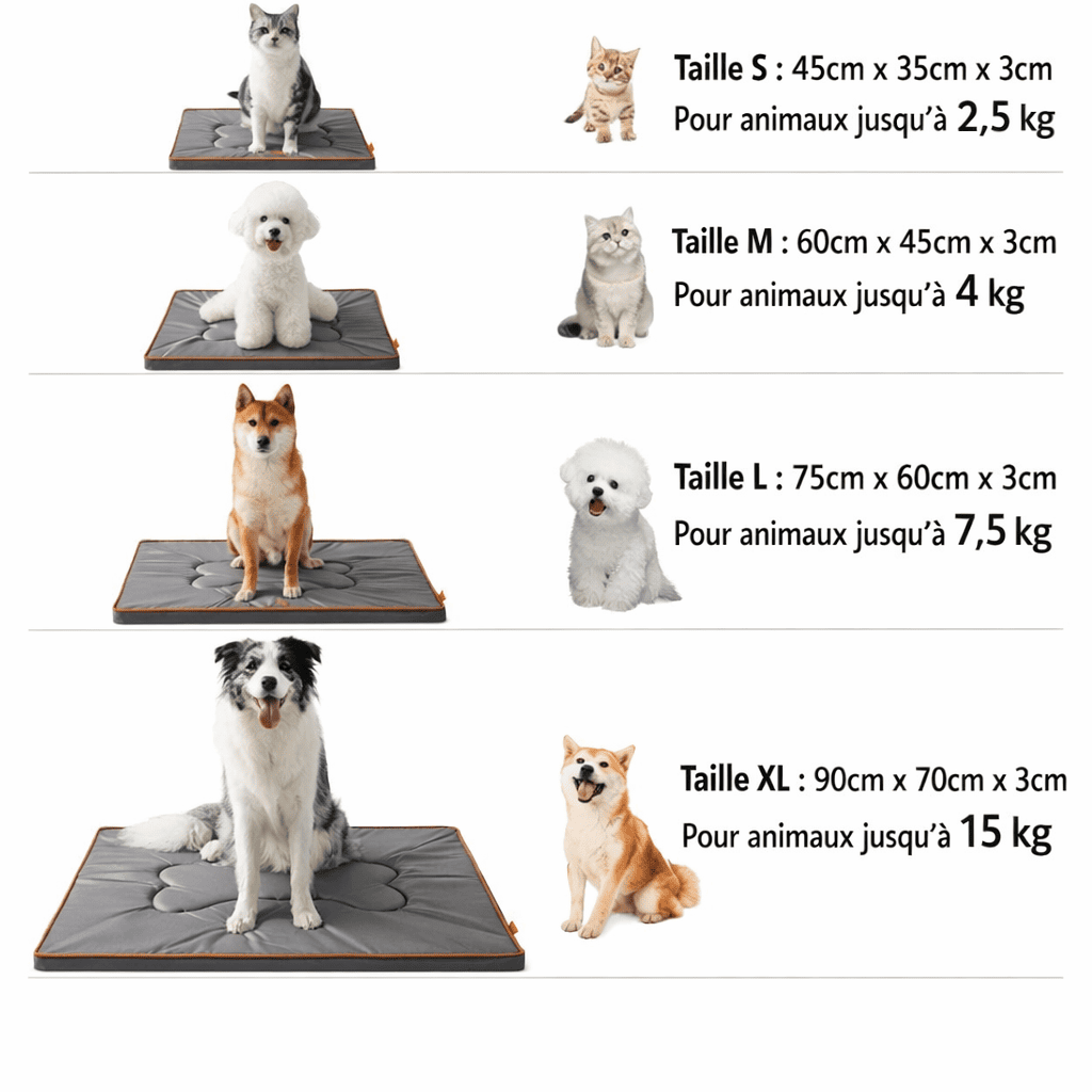Tapis pour chien anti escarre