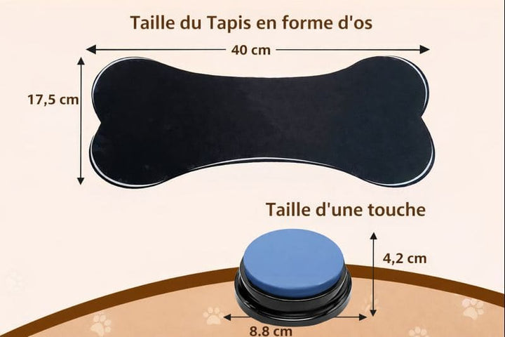 Tapis pour chien communication