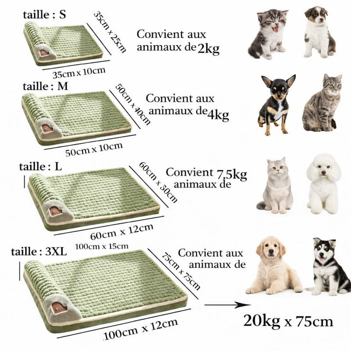 Tapis pour chien couchage