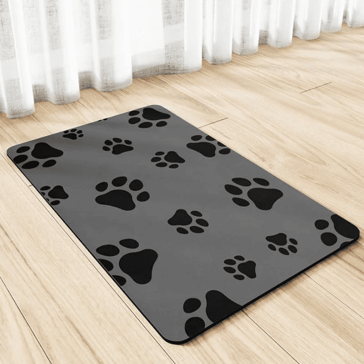 Tapis absorbant pour gamelle chien