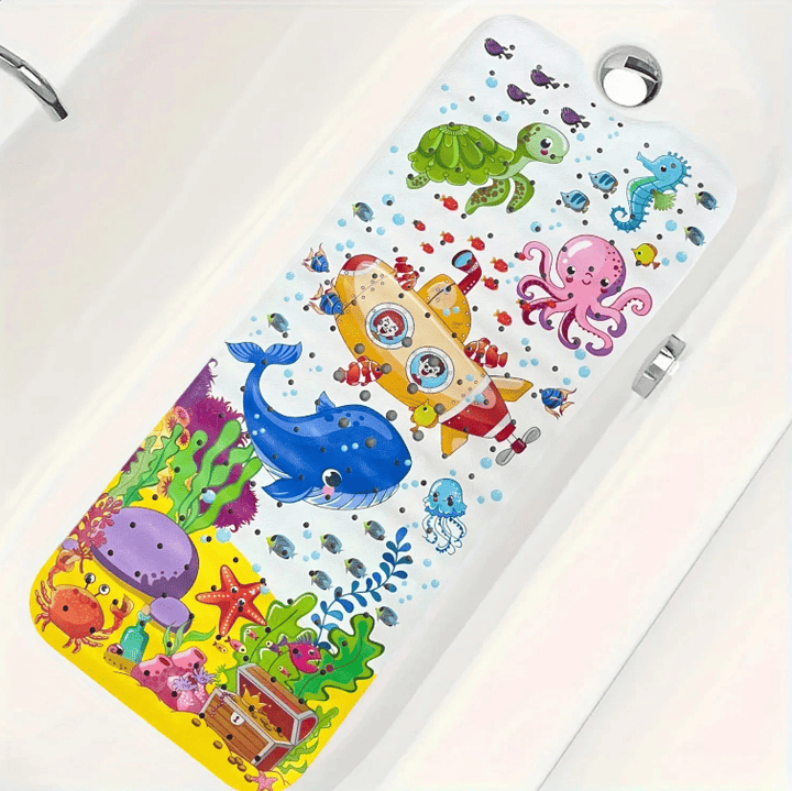 tapis de bain bébé grande taille antidérapant pour baignoire enfant